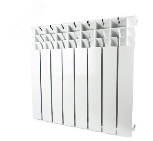 Радиатор алюминиевый секционный 500/80/10 боковое подключение