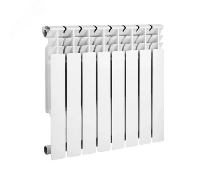 Радиатор алюминиевый секционный 350/100/10 боковое подключение