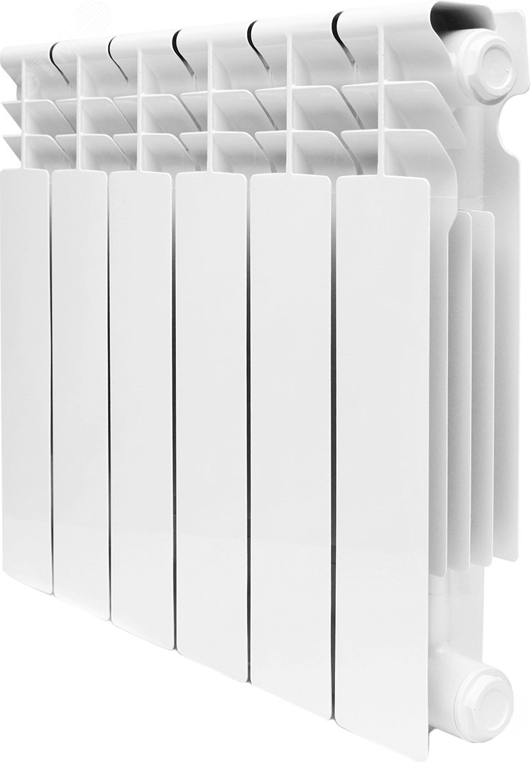 Радиатор биметаллический секционный 500/100/8 боковое подключение