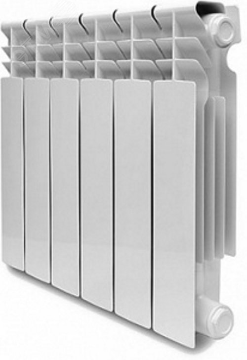 Радиатор биметаллический секционный 350/80/8 боковое подключение