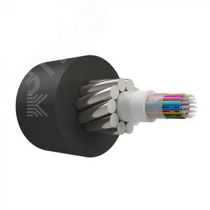 Кабель оптический в грунт с ЦТ. бронированный стальной проволокой. G.652.D. 4 волокна. 8 кН