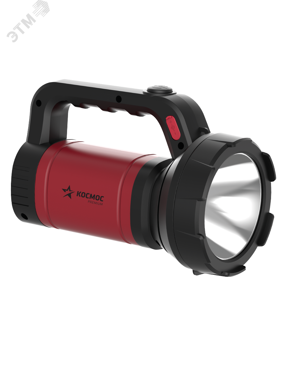 Фонарь-прожектор аккумуляторный , 5W LED, аккум. 3,7V 2,4 ah, 350Lm - 5 часов, 100m - 18 часа,