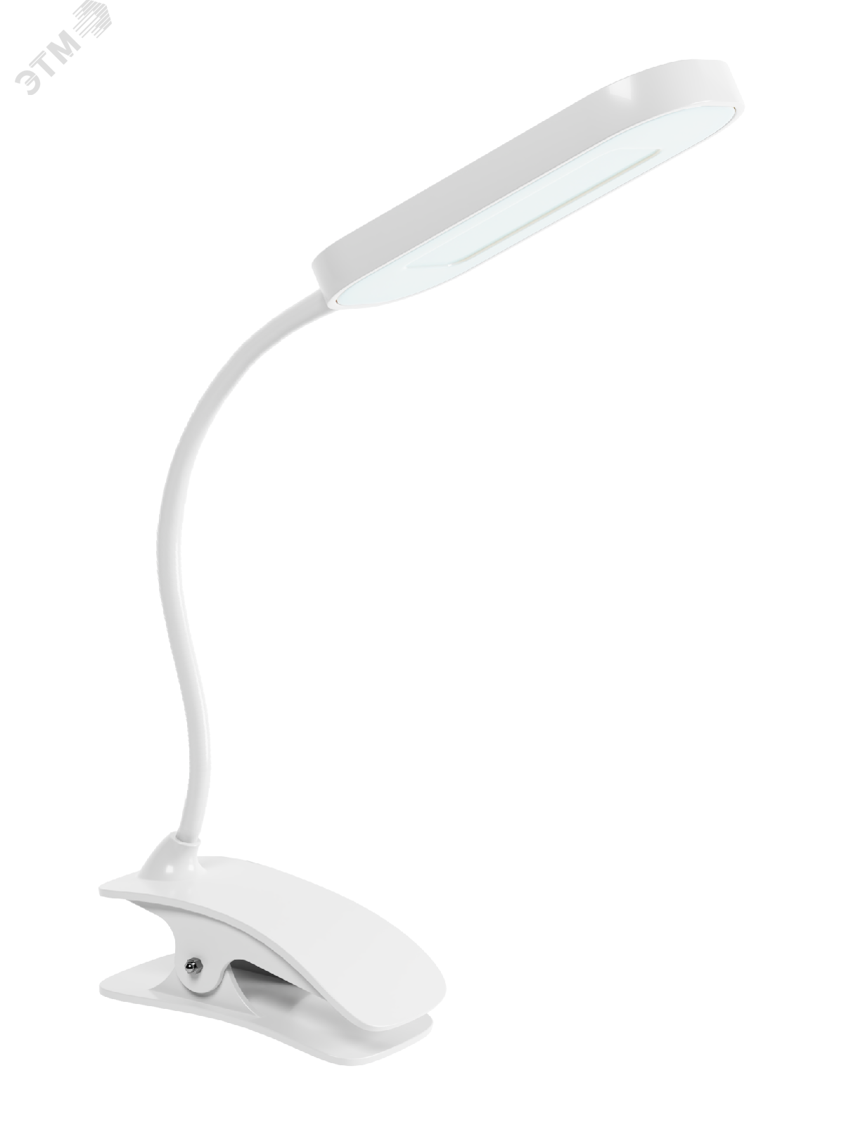 Светильник настольный светодиодный на прищепке 8 Вт Белый