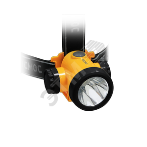 Фонарь налобный аккумуляторный , 3W LED, аккум. 3,7V 1200 mAh, 240 Lm, 8 часов,