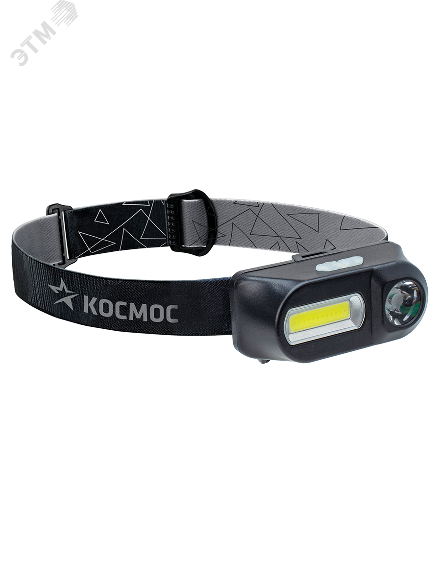 Фонарь налобный аккумуляторный , 3W, аккум. 3,7V 1,2Ah, 180Lm, 8 часов,