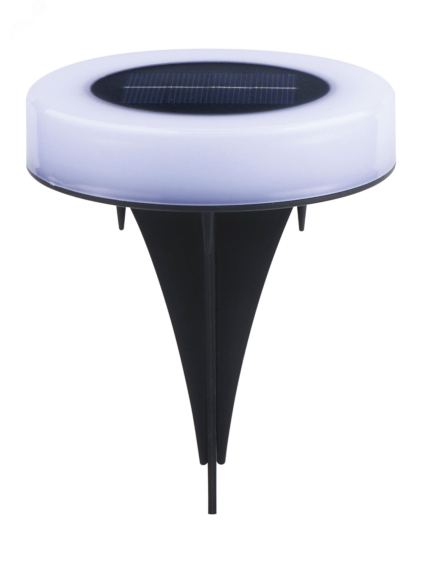 Светильник садовый RGB круг 10,5см пластик