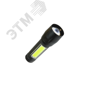 Фонарь ручной аккумуляторный (карманный), 3W, аккум. 3,7V 0,6 Ah, 140Лм - 1,5 часа, 70 Лм - 3 часа