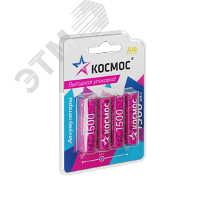 Аккумулятор 1500мАч R6 (AA) NiMH 4BL,