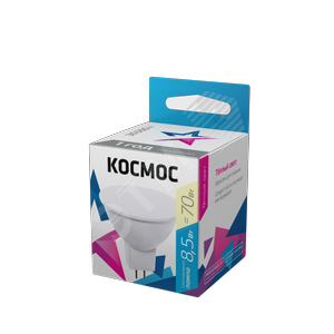 Лампа светодиодная LED 8.5Вт JCDR 220В GU5.3 D50x45 3000K теплый 720 лм