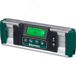 KRAFTOOL EXTREM, 0 - 360°, точность 0.05°, HOLD, IP67, электронный уровень-уклономер (34686)