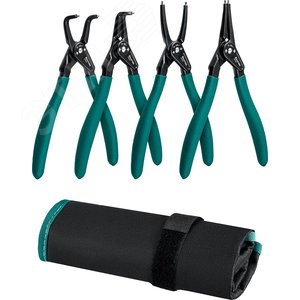 KRAFTOOL 4 шт, 180 мм, съемник стопорных колец (22812-H4)