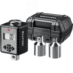 KRAFTOOL GRAND, 1/2″, 40 - 200 Н·м, динамометрический адаптер с переходниками (64044-200)