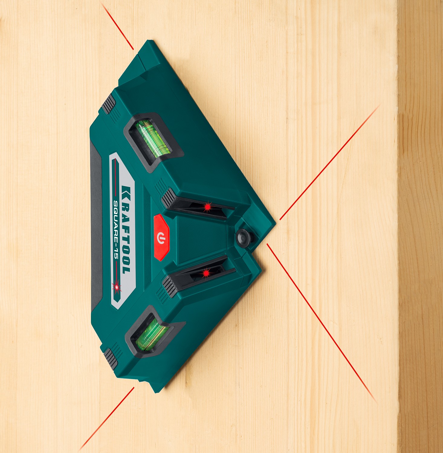 KRAFTOOL Square-15, лазерный угольник для кафеля (34705)