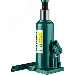 KRAFTOOL KRAFT-LIFT, 10 т, 230 - 460 мм, бутылочный гидравлический домкрат (43462-10)