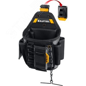 KRAFTOOL KP-13E поясная сумка с быстросъёмным креплением FastClip, 280 х 200 мм (38772)