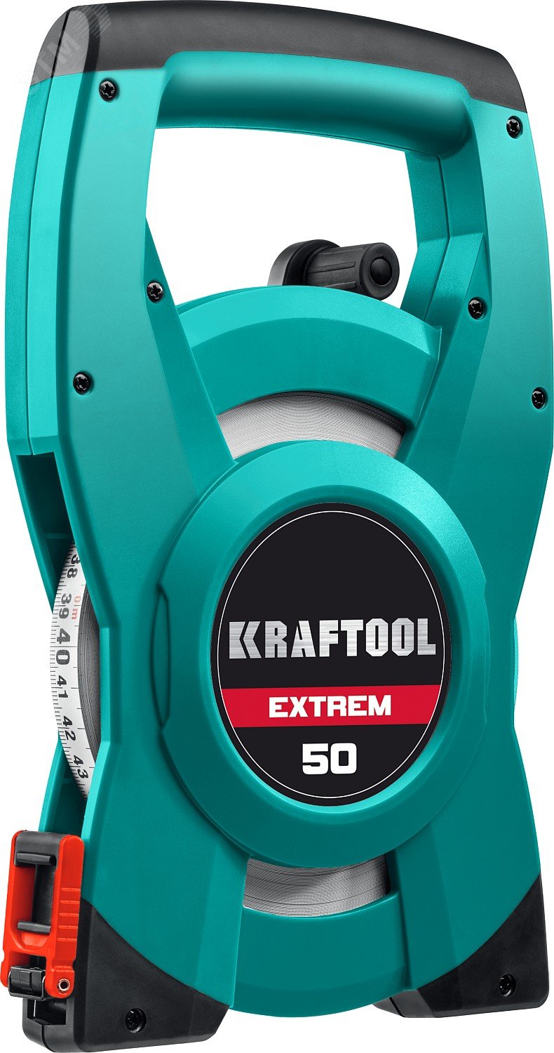 KRAFTOOL 50 м, геодезическая стальная мерная лента (34185-50)