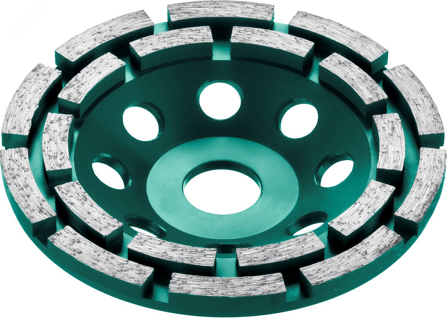 KRAFTOOL Double, d 125 мм, двухрядная алмазная шлифовальная чашка, INDUSTRIAL (33369-125)