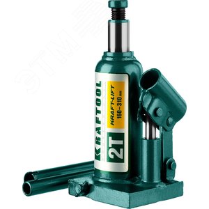 KRAFTOOL KRAFT-LIFT, 2 т, 158 - 308 мм, бутылочный гидравлический домкрат (43462-2)