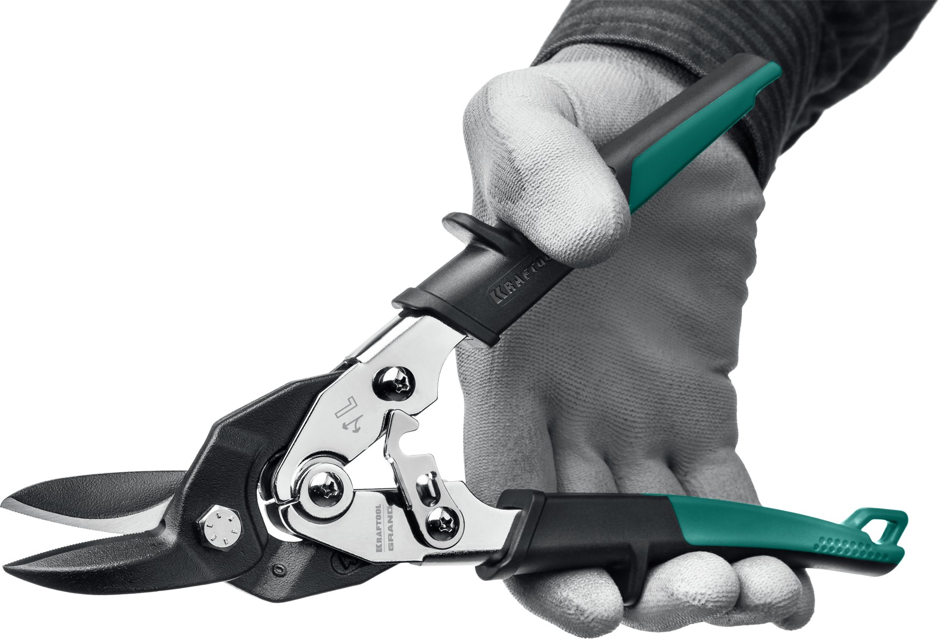 KRAFTOOL Grand, 270 мм, левые ножницы по металлу (2324-L)