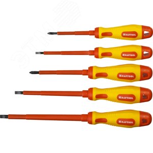 KRAFTOOL X-Drive Electro, 6 предм, набор высоковольтных отверток (250088 - H6)