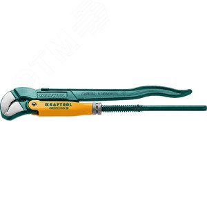 KRAFTOOL PANZER-S, №1, 1″, 330 мм, трубный ключ с изогнутыми губками (2733-10)