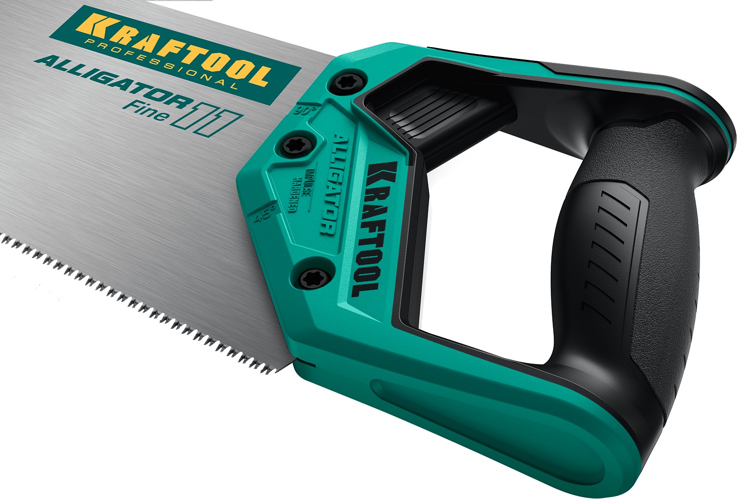 KRAFTOOL Alligator Fine 11, 400 мм, ножовка для точного реза (15203-40)