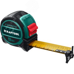 KRAFTOOL Extrem, 5 м х 32 мм, рулетка со сверх широким полотном (34127-5)