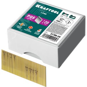 KRAFTOOL тип 23GA (P0.6) 20 мм, 10 000 шт, шпильки для нейлера (31786-20)