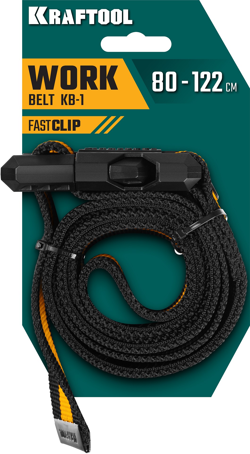 KRAFTOOL KB-1 рабочий ремень, длина 80-122 см (38764)