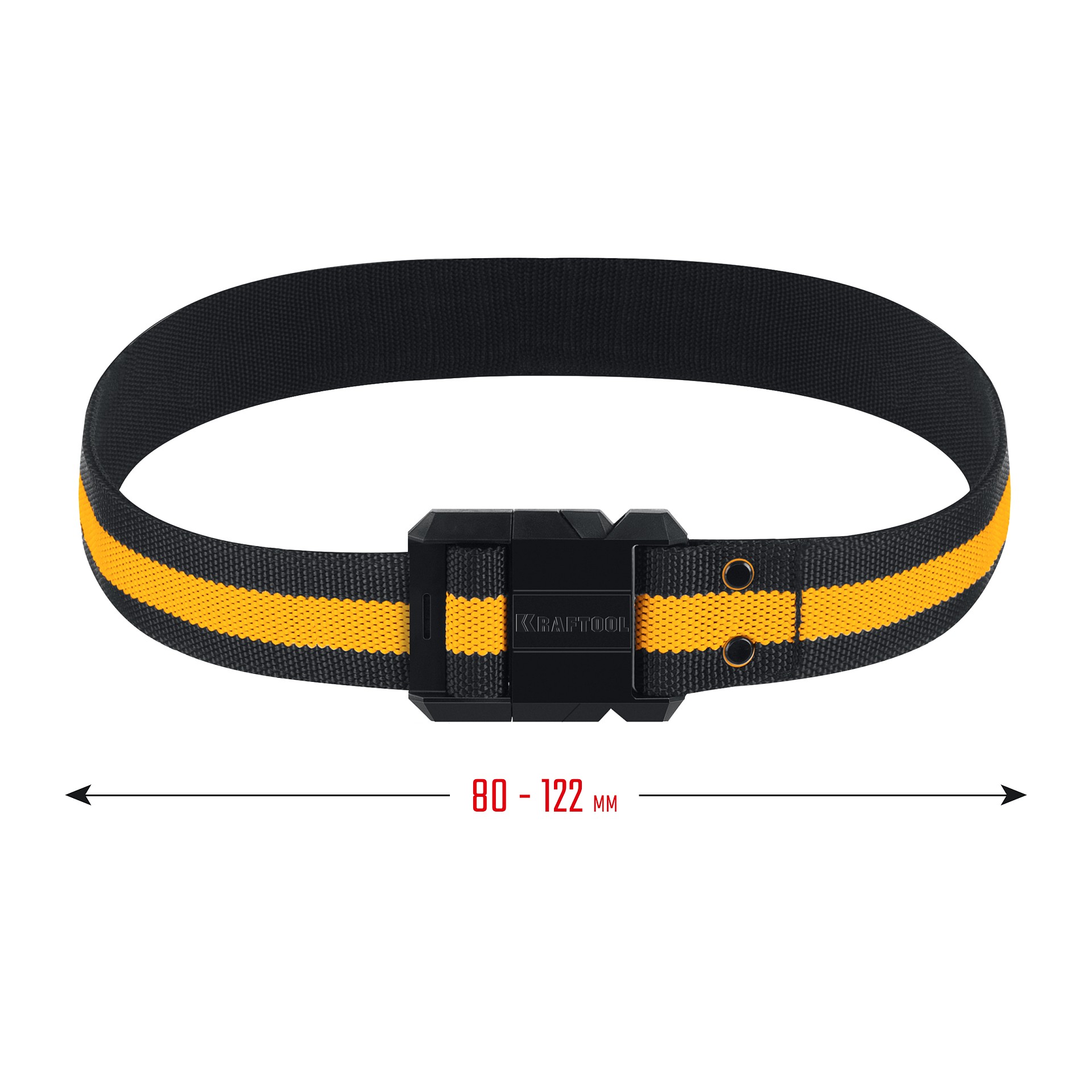 KRAFTOOL KB-1 рабочий ремень, длина 80-122 см (38764)
