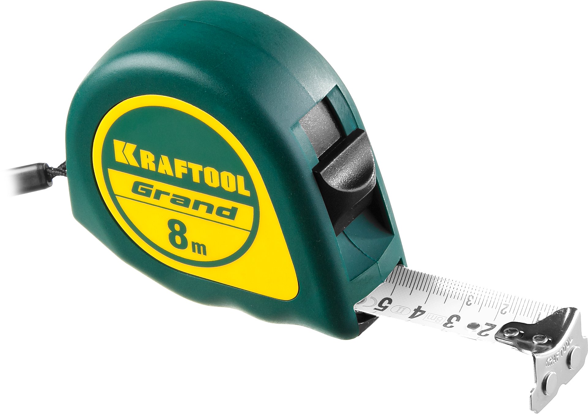 KRAFTOOL Grand, 8 м х 25 мм, рулетка (34022-08-25)