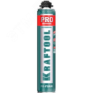 KRAFTOOL PRO, 750 мл, пистолетная, всесезонная, SVS, не залипающий клапан, выход до 45 л, монтажная пена (41182)