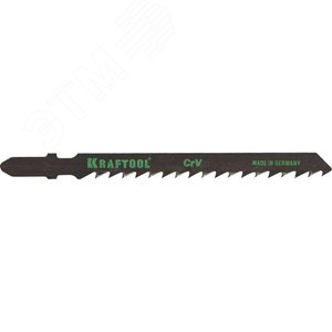 KRAFTOOL T144D, EU-хвост., по дереву, быстрый рез, шаг 4 мм, 75 мм, 5 шт, полотна для лобзика (159521-4-S5)