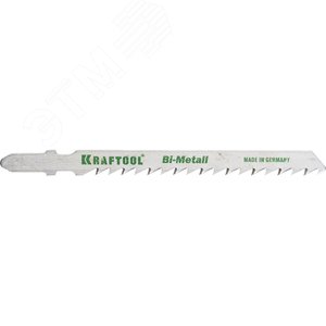 KRAFTOOL T144DF, EU-хвост., по дереву Bi-Met, шаг 4 мм, 75 мм, 2 шт, полотна для лобзика (159520-4)