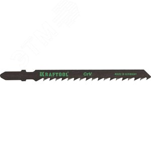 KRAFTOOL T111C, EU-хвост., по дереву, шаг 3 мм, 75 мм, 5 шт, полотна для лобзика (159531-3-S5)