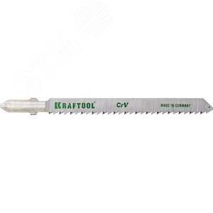 KRAFTOOL T101B, EU-хвост., по дереву, шаг 2.5 мм, 75 мм, 2 шт, полотна для лобзика (159511-2.5)