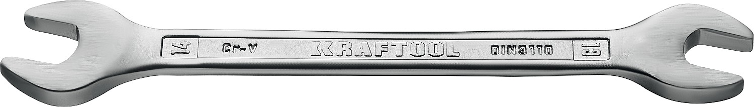 KRAFTOOL 13 х 14 мм, рожковый гаечный ключ (27033-13-14)