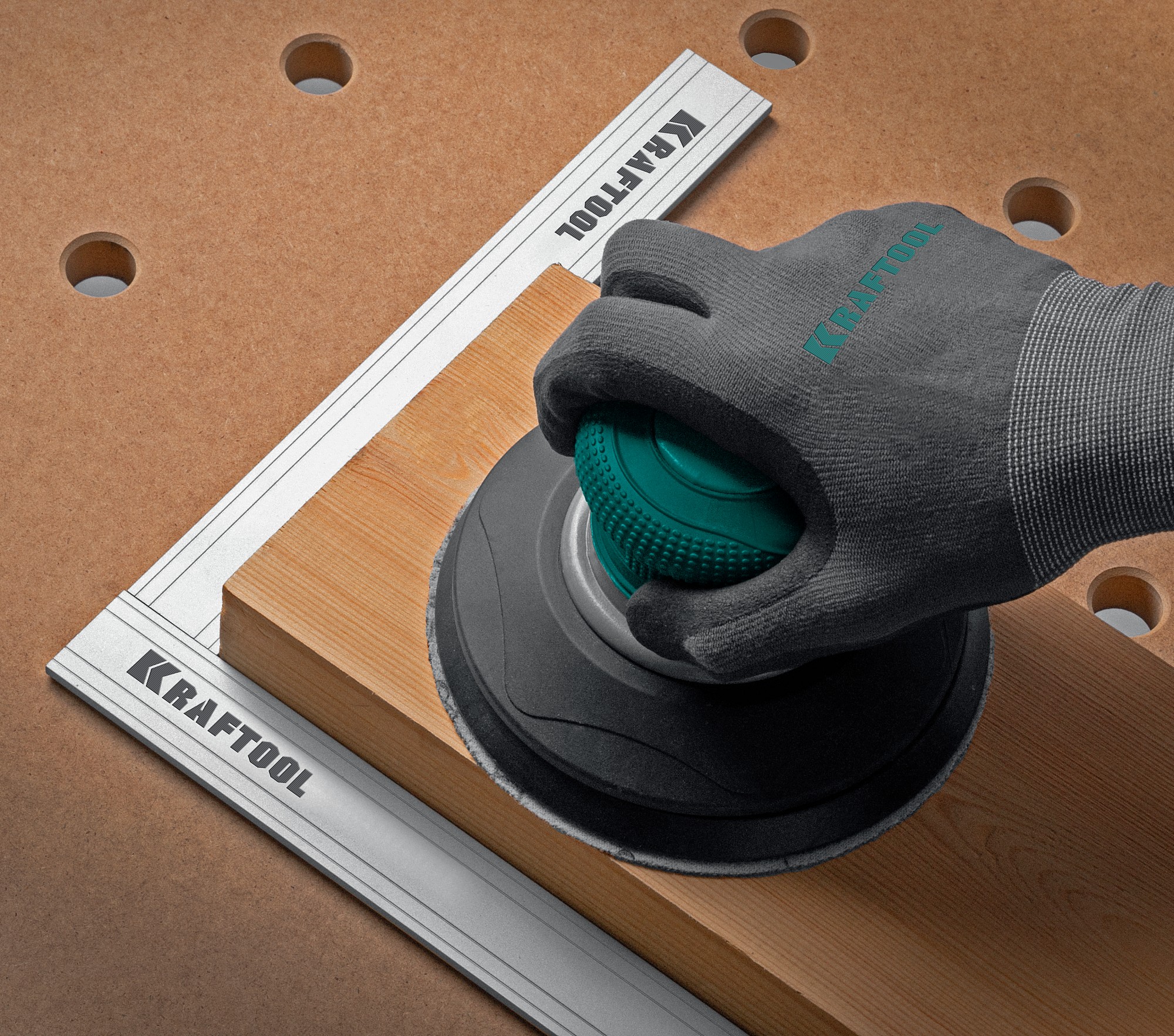 KRAFTOOL KRAFTFLEX MFT-LP 500 мм, Упор верстачный низкопрофильный (32806)