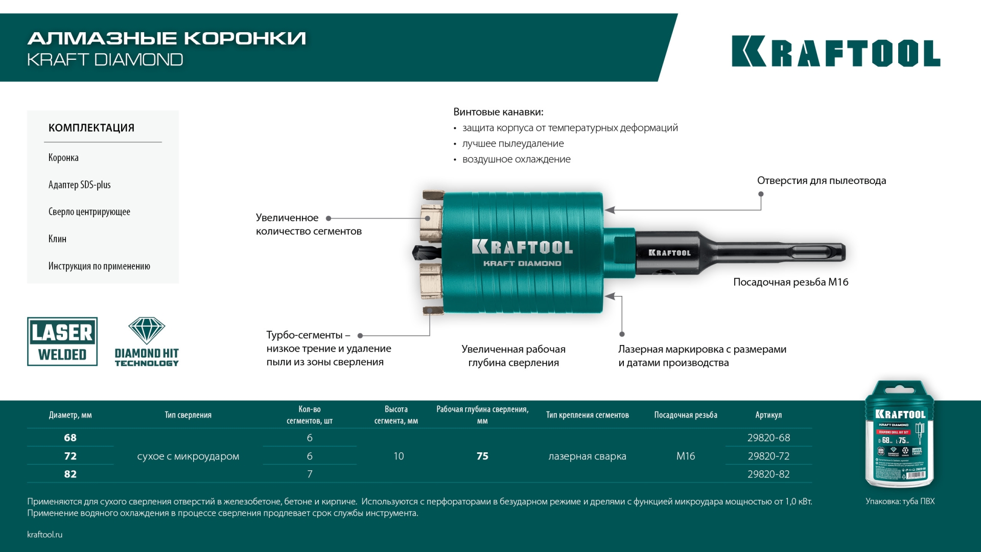 KRAFTOOL 70 мм, Клин для демонтажа (29824-70)