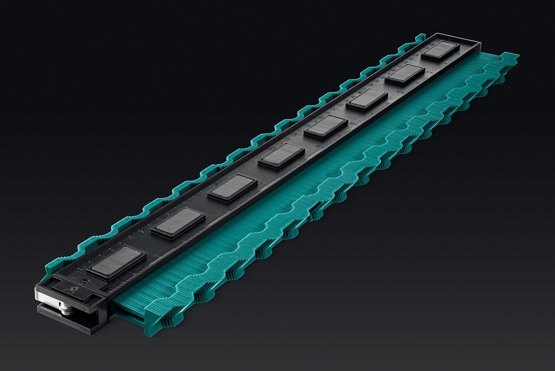 KRAFTOOL 500 мм, шаблон для копирования контура с фиксатором (30077-500)