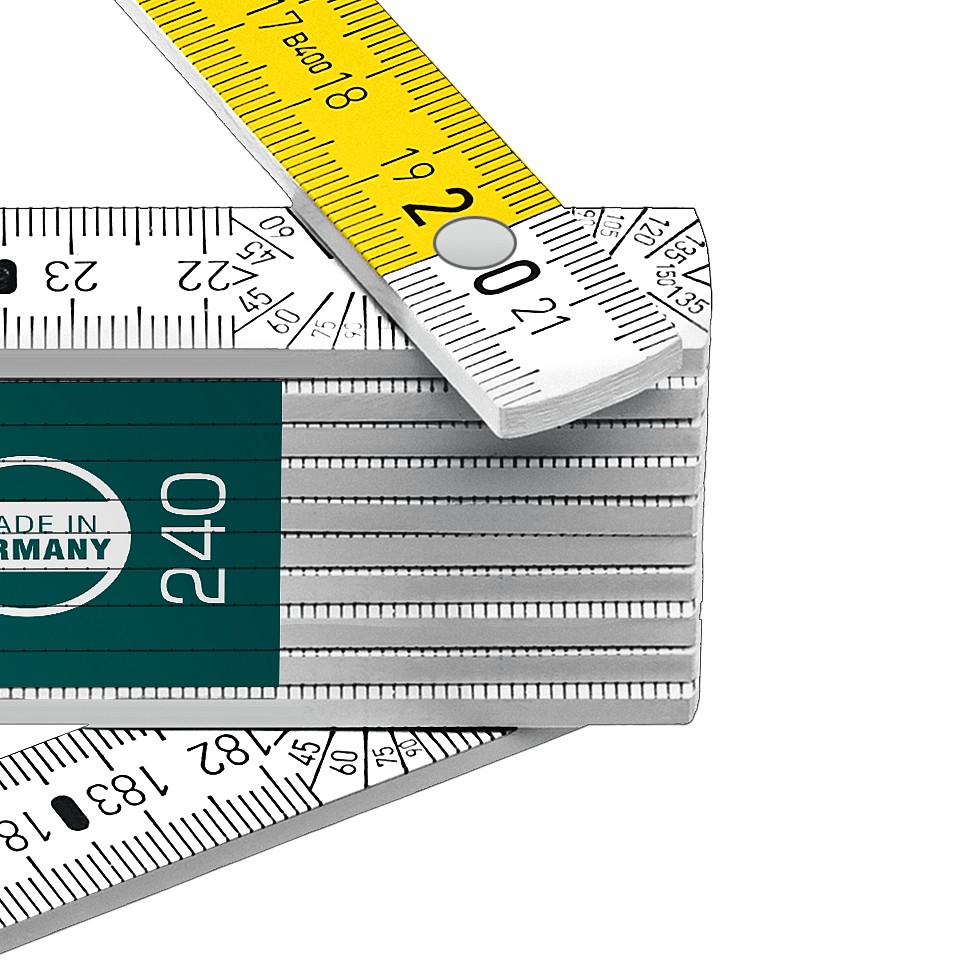 KRAFTOOL PRO-90 Kontakt, 2.4 м, профессиональный складной деревянный метр (34729)