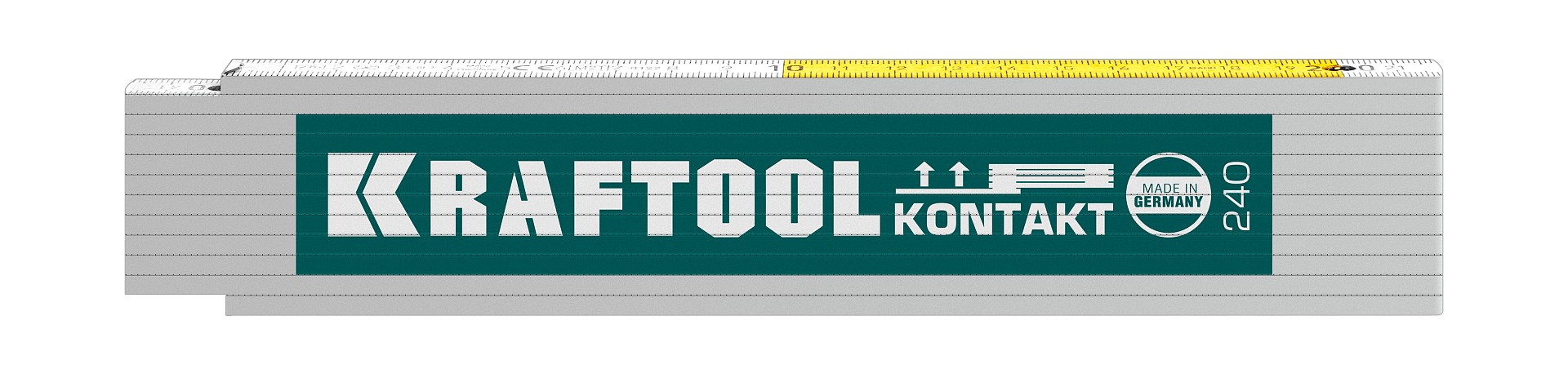 KRAFTOOL PRO-90 Kontakt, 2.4 м, профессиональный складной деревянный метр (34729)