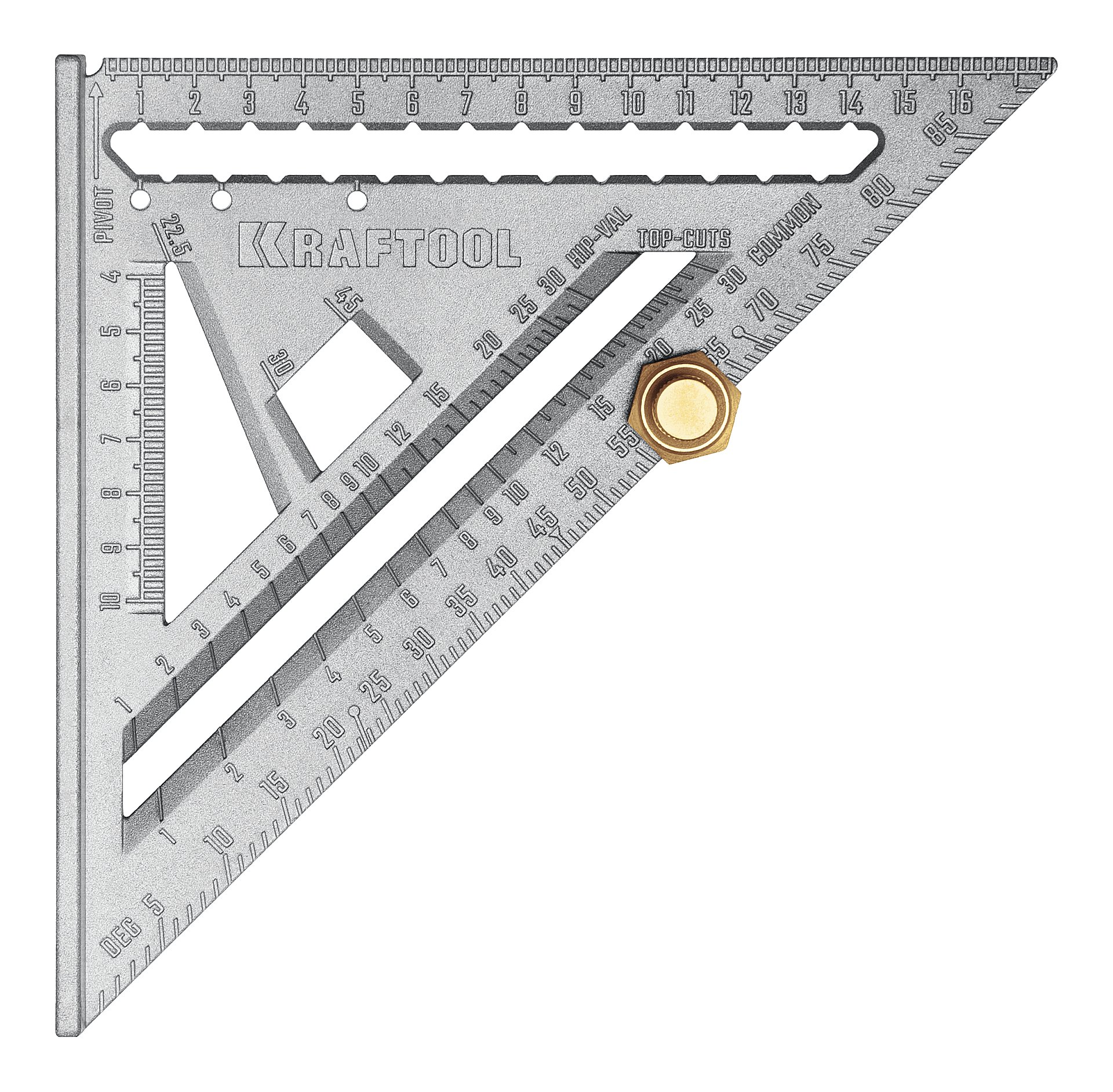 KRAFTOOL 170 мм, 5-в-1, Высокоточный кровельный угольник (3441-17)