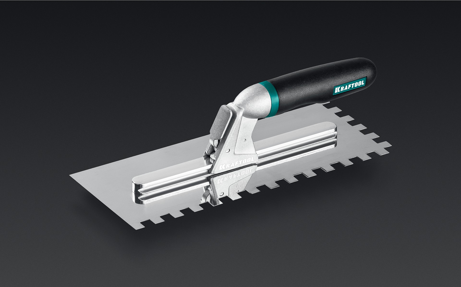 KRAFTOOL 280х115 мм (6шт) - 480х130 мм (6шт), набор нержавеющих гребенок со сменной 2к ручкой, в пластиковом кейсе (33268-H12)