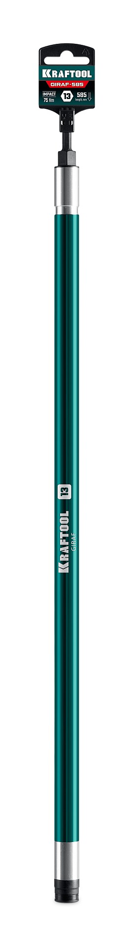 KRAFTOOL GIRAF, 13 мм (М8), 585 мм, экстрадлинная ударная бита с торцовой головкой (26198-13)