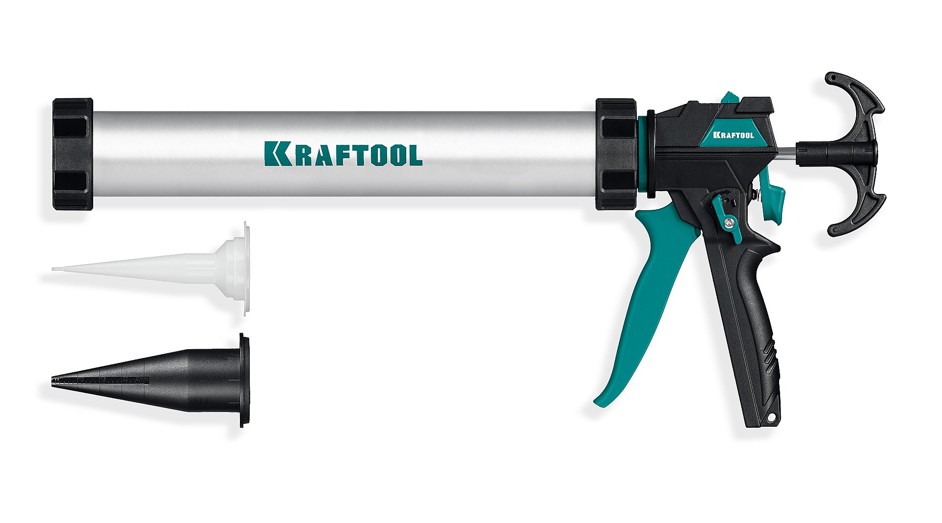 KRAFTOOL ULTRA 600 мл, регулировка силы давления, вариативная антикапельная система, универсальный закрытый пистолет для герметика (06677-60)