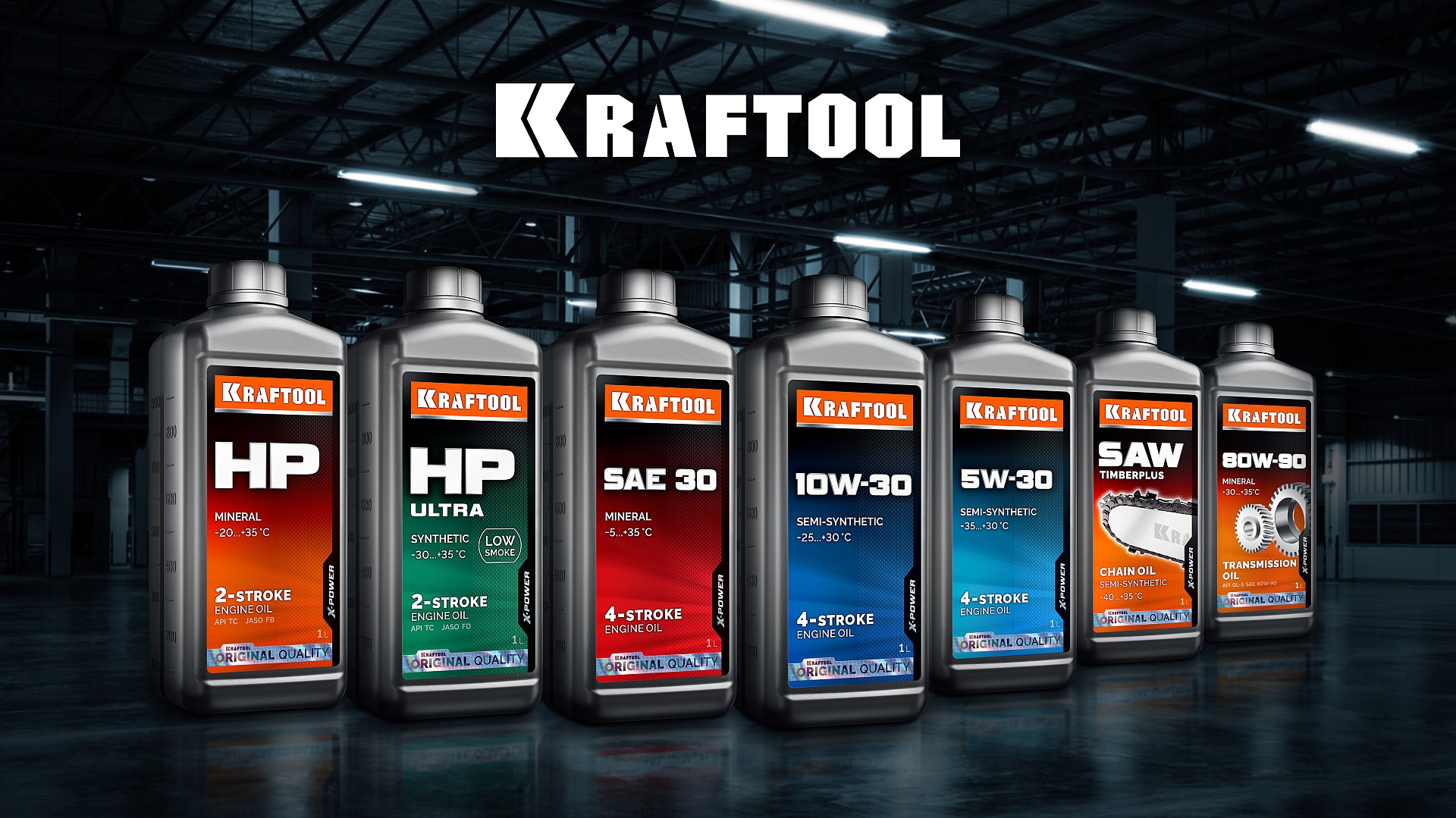 KRAFTOOL 10W-30, 1 л, полусинтетическое масло для 4-тактных двигателей (41513-1)