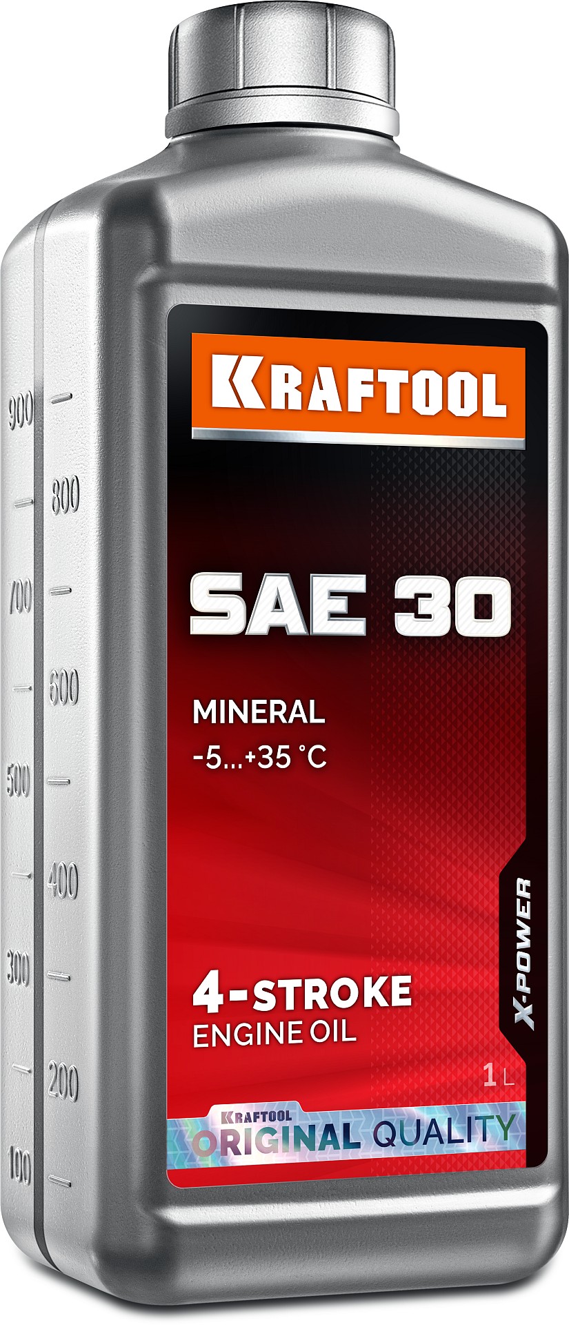 KRAFTOOL SAE 30, 1 л, минеральное масло для 4-тактных двигателей (41515-1)