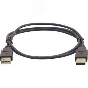 Кабель USB-A 2.0 М на USB-A М, 3.0 м., черный