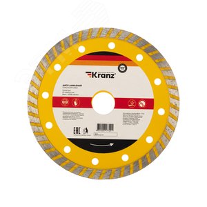 Диск алмазный отрезной Turbo 150x22.2x2.4x10 мм